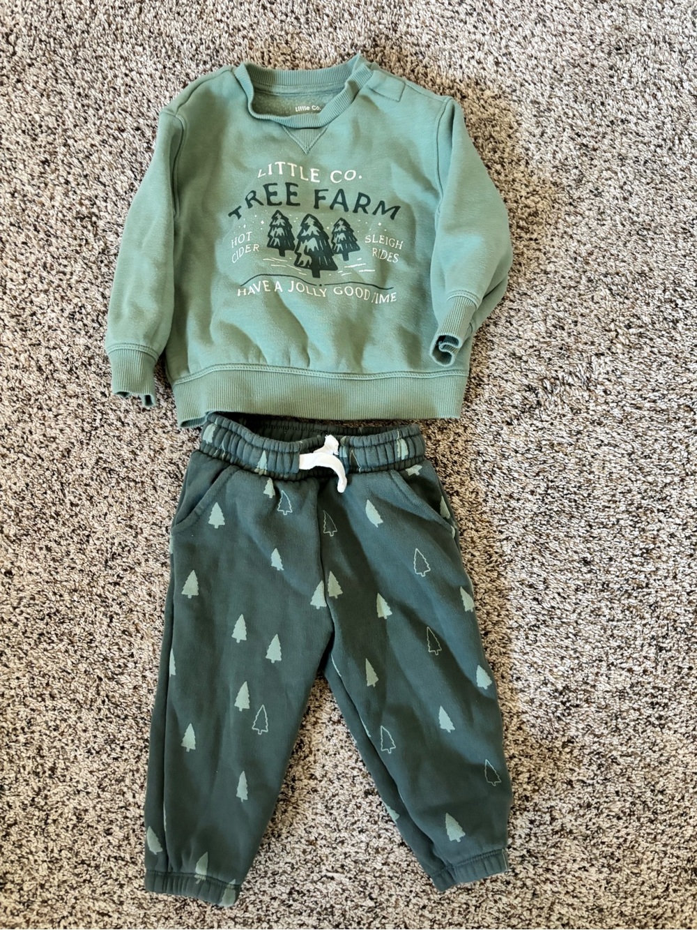Little Co Holiday Sweat Set